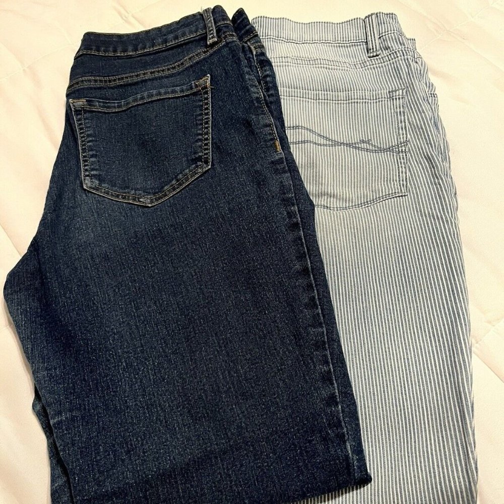 LOT OF 2/WOMEN'S Jeans Pants Size 6 Lee’s Skinny Leg and Old Navy Super Skinny